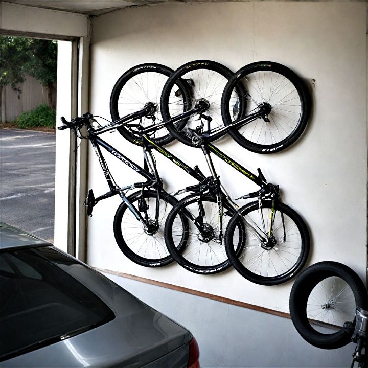 wall mounted bike racks for garage