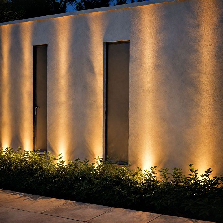 wall wash lights to illuminate vertical surfaces