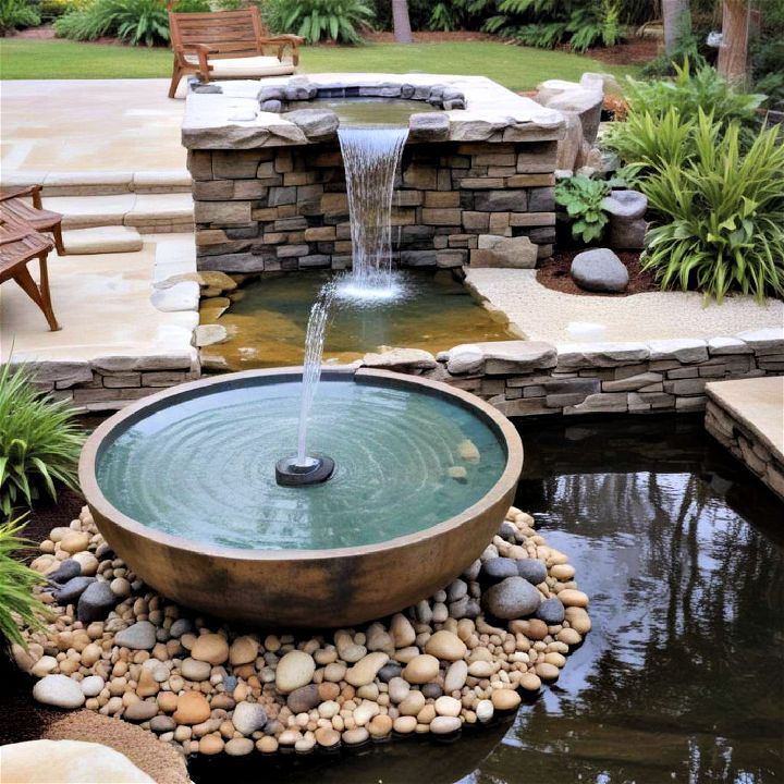 water feature living space