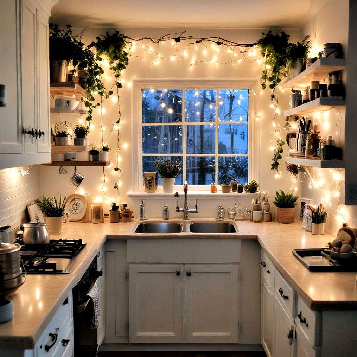 whimsical and cozy fairy lights