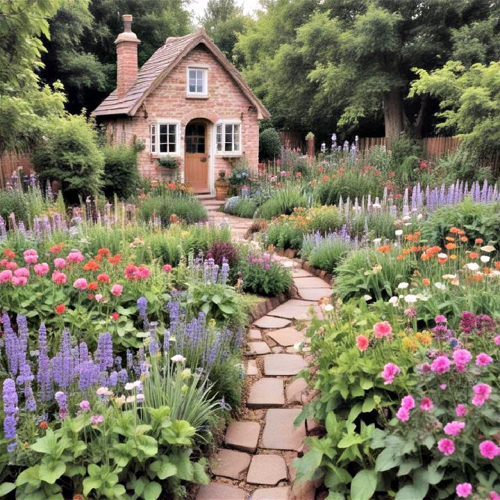 whimsical cottage garden charm