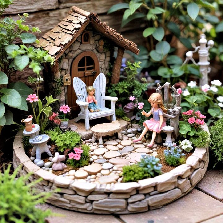 whimsical fairy garden decor
