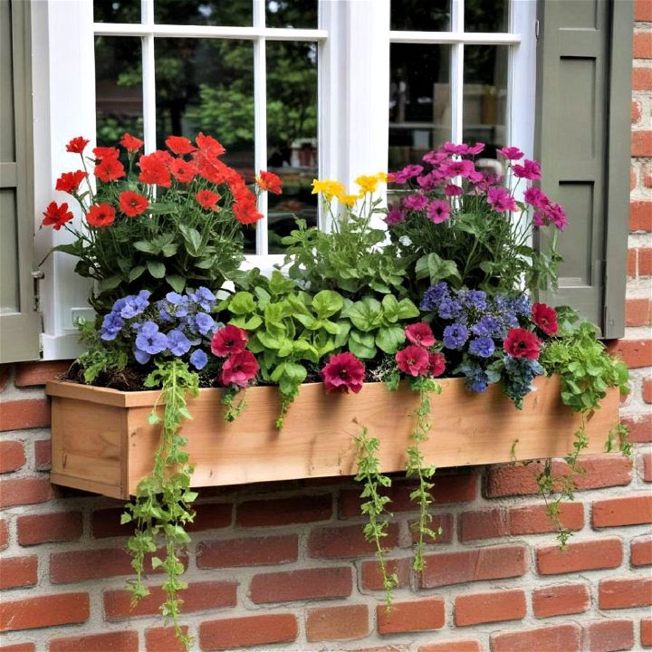 window box vegetable garden