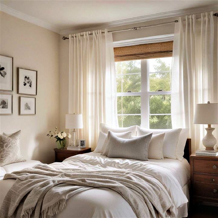 window treatments for small guest bedroom