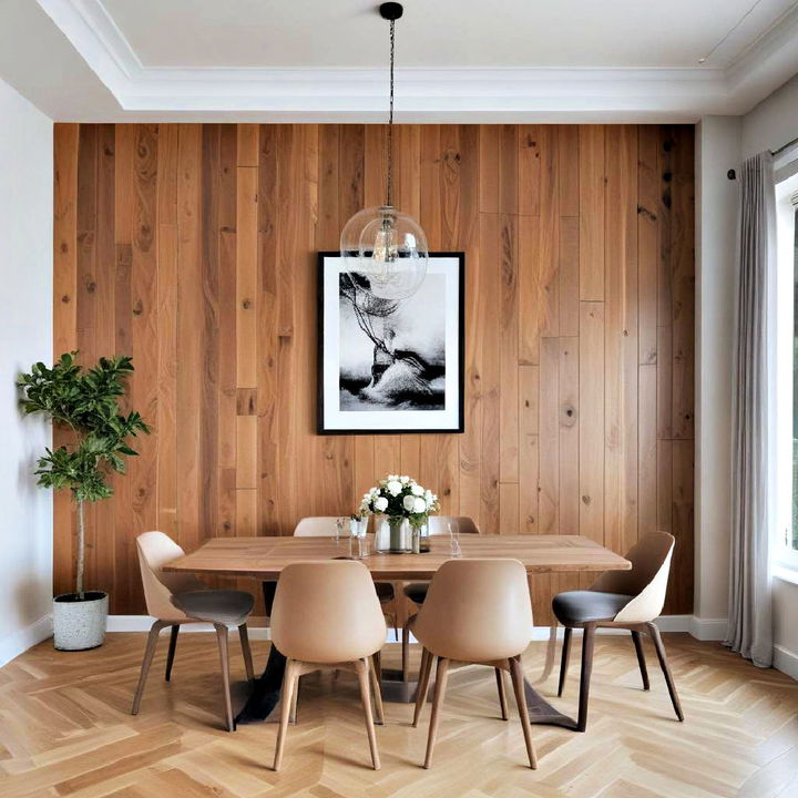 wooden paneling wall