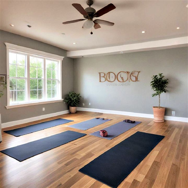 yoga studio for bonus room