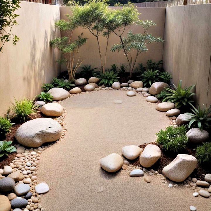 zen garden corners for backyard