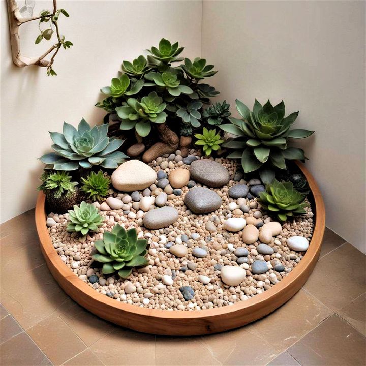 zen garden nook for plant room