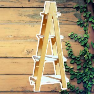 5 steps to build a plant stand ladder