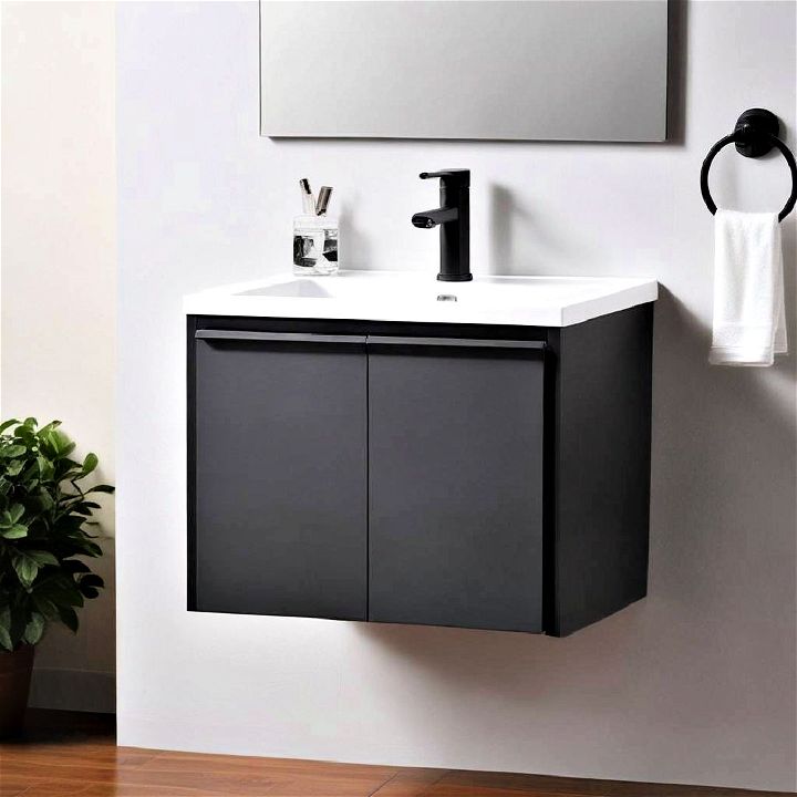 Foldable bathroom Vanity