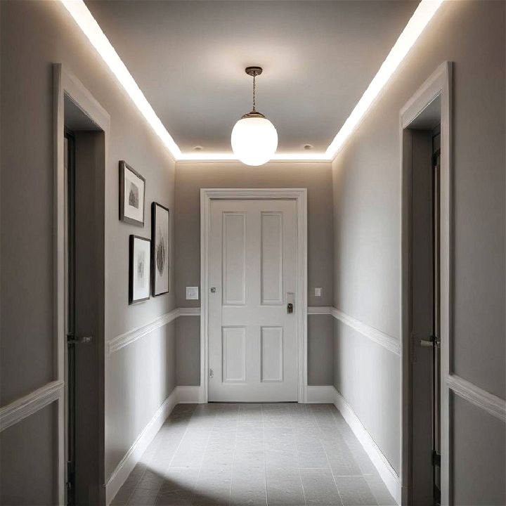 Monochromatic for Narrow Hallway