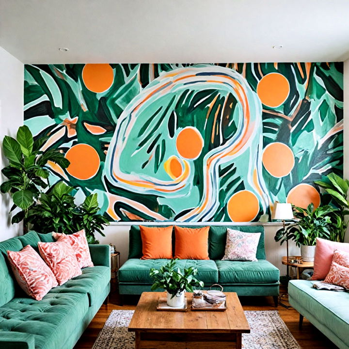 Mural for Living Room Wall Decor