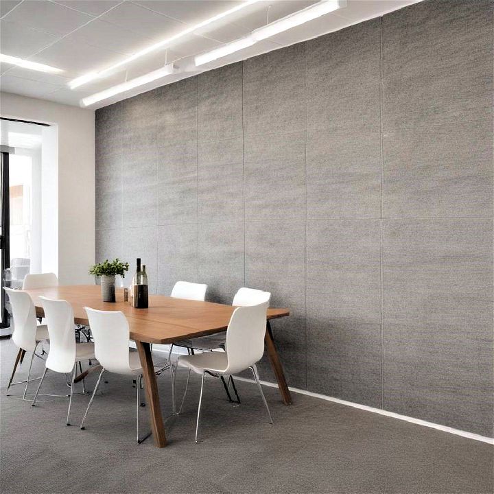 acoustic panel accent wall for office