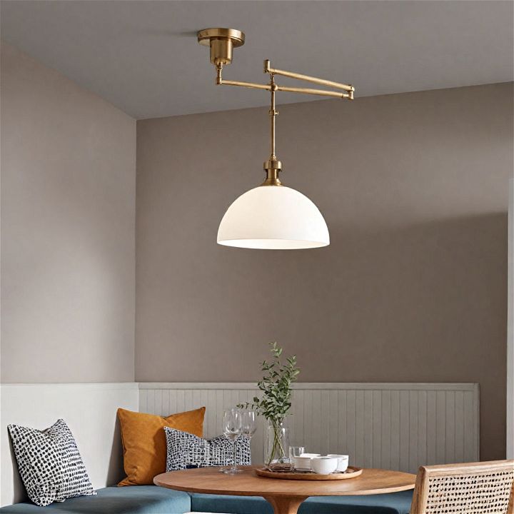 adjustable arm fixtures for dining room