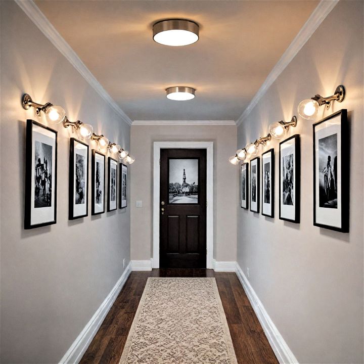 adjustable hallway picture lights