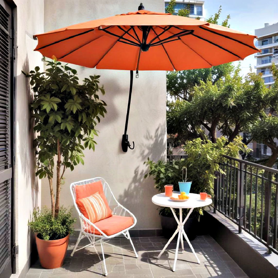 adjustable shade umbrella for blocking out the sun