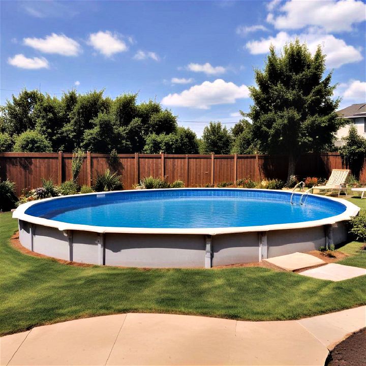 affordable semi inground pool