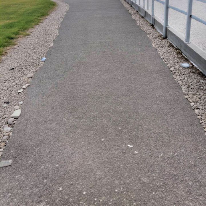 alternative concrete walkway