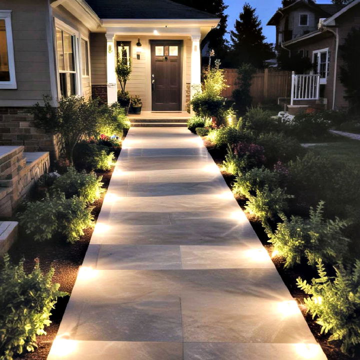 ambiance lighted walkway