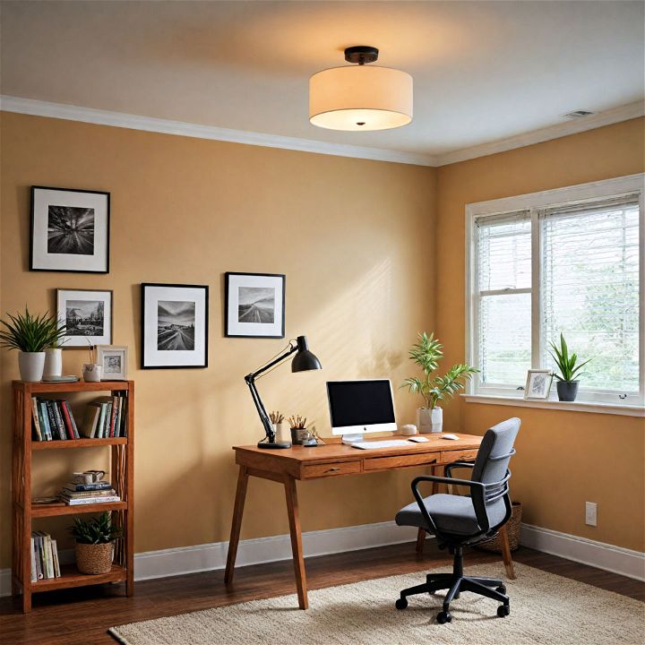 ambient recessed lighting for home office