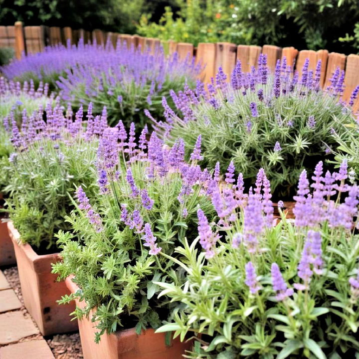 aromatic plants garden with delightful scents