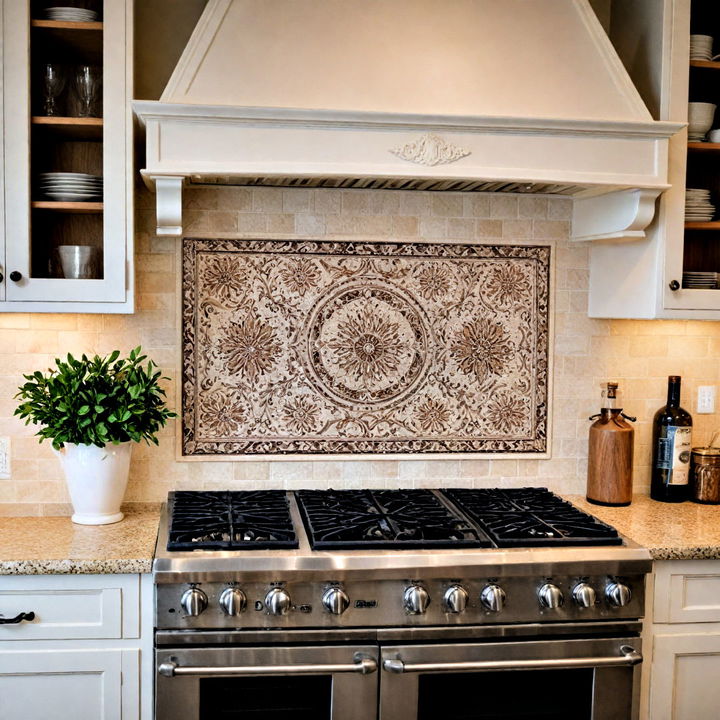 artistic and unique range kitchen backsplash