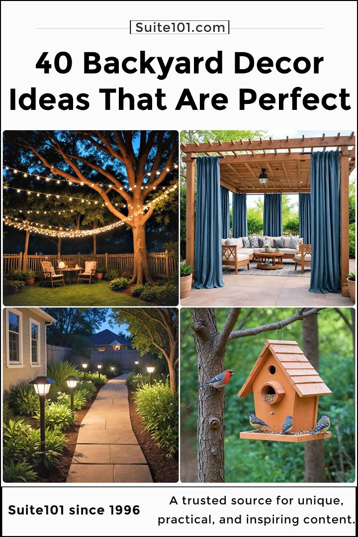 backyard decor ideas to try