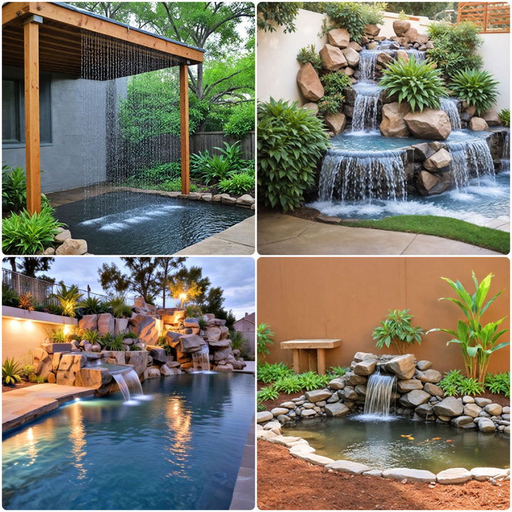 backyard waterfall ideas