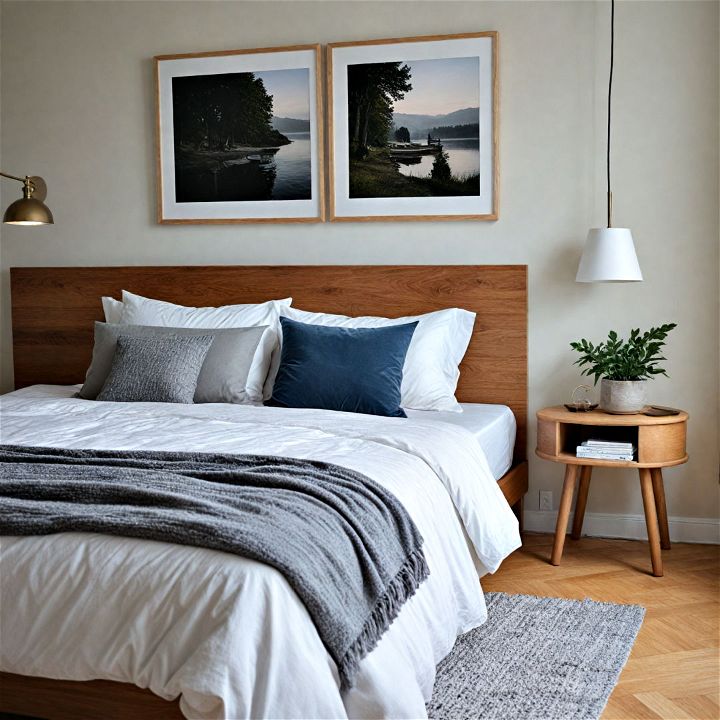 balanced proportions scandinavian bedroom