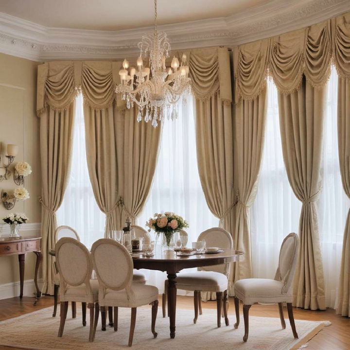 balloon curtains for dining room