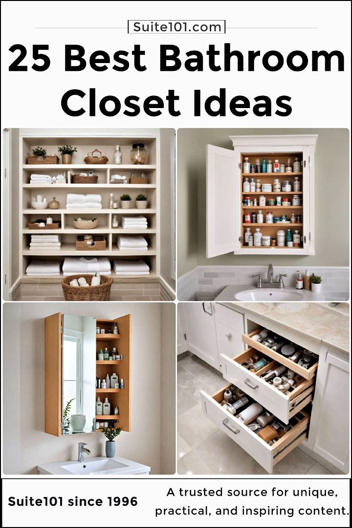 bathroom closet ideas