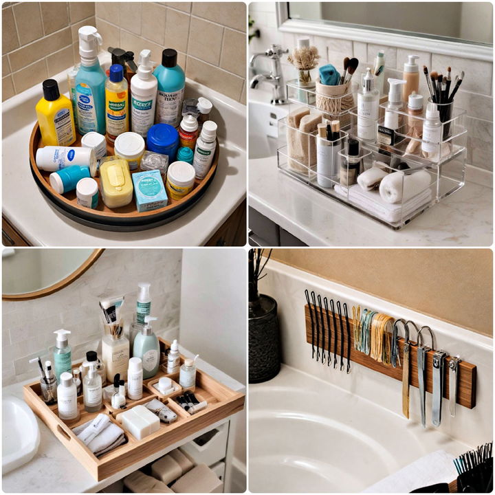 bathroom counter organization ideas