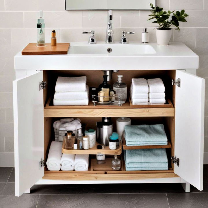 bathroom under sink storage