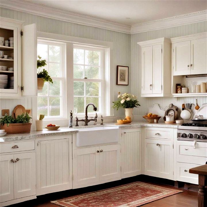 beadboard paneling for your victorian kitchen