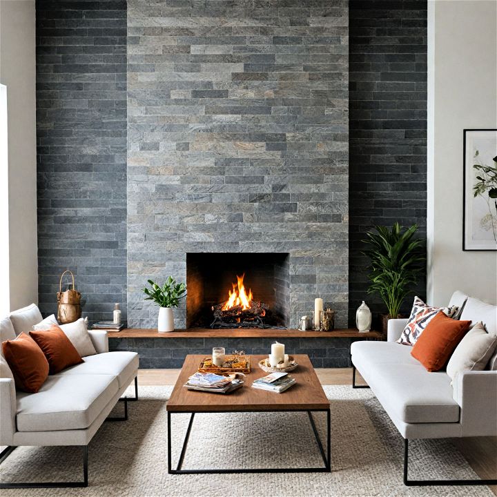 beautiful and durable slate tile wall