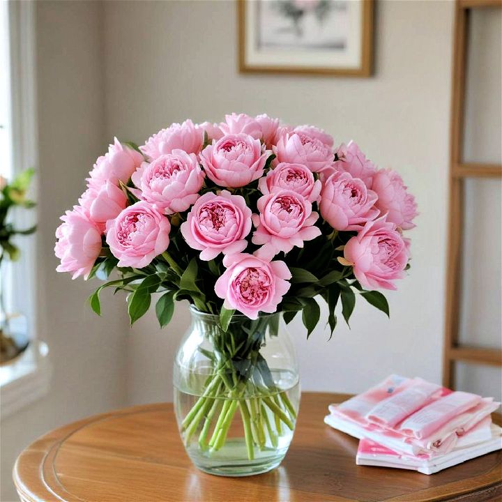 beautiful centerpiece pink flower