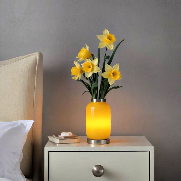 beautiful daffodil lamp