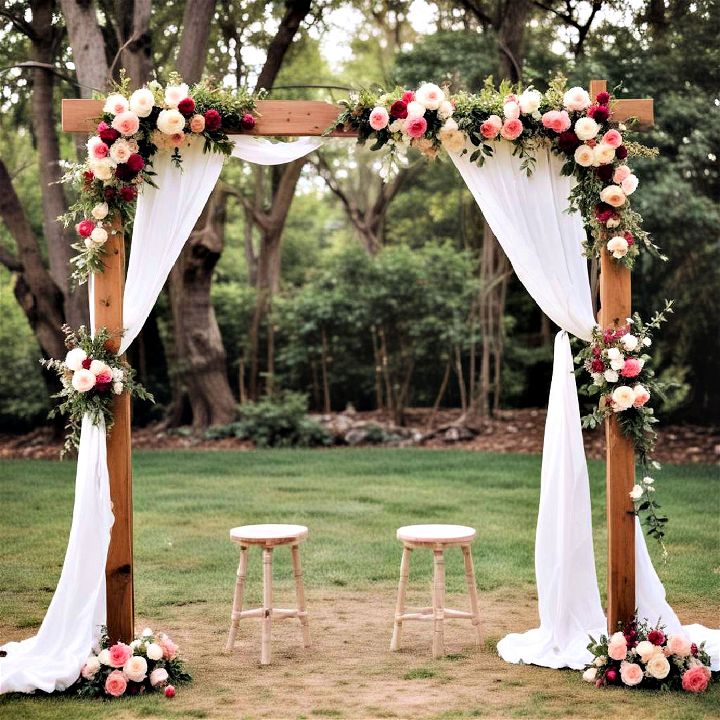 beautiful diy wedding arch