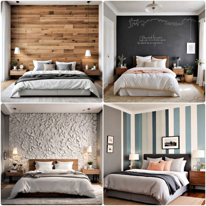 bedroom accent wall ideas