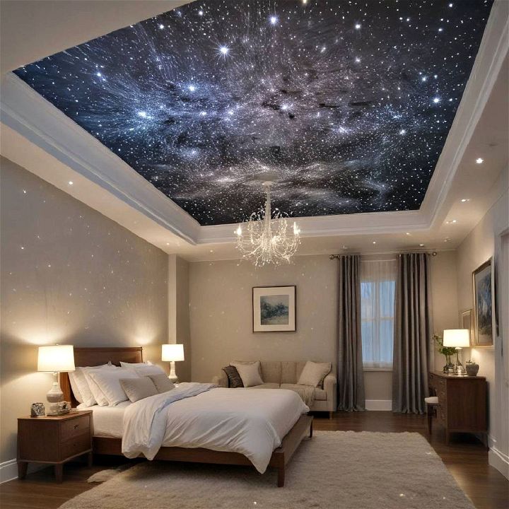 bedroom fiber optic ceiling