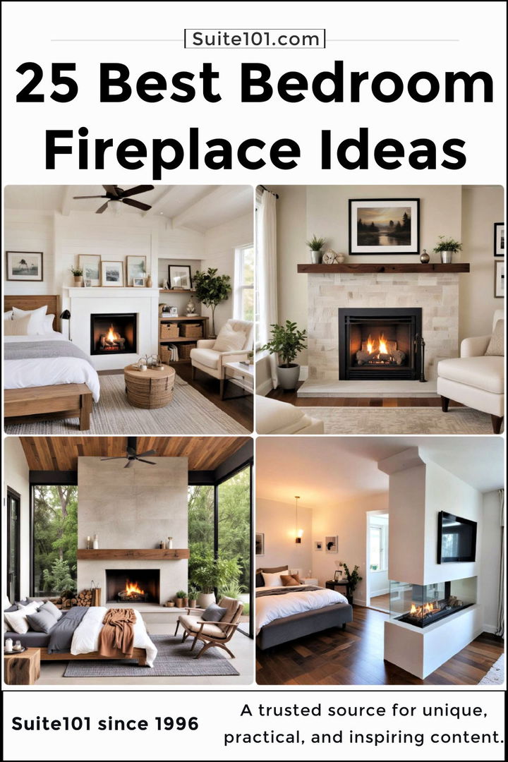 bedroom fireplace ideas to copy