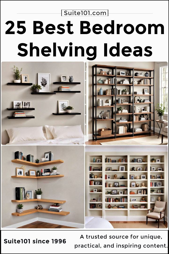 bedroom shelving ideas to copy