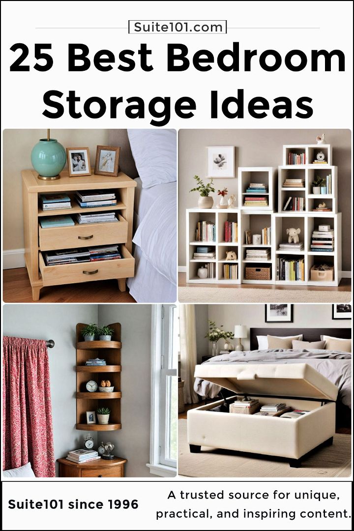 bedroom storage ideas to copy