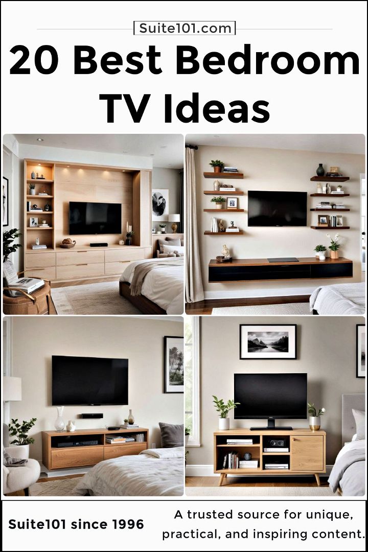 bedroom tv ideas to copy