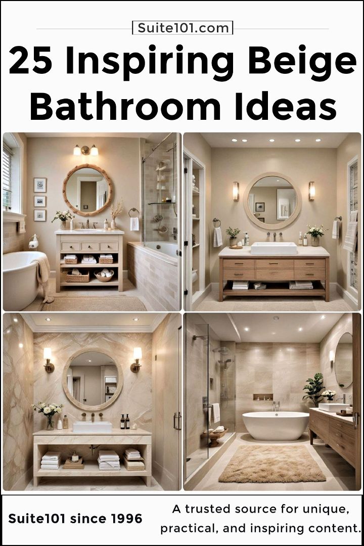 beige bathroom ideas to copy