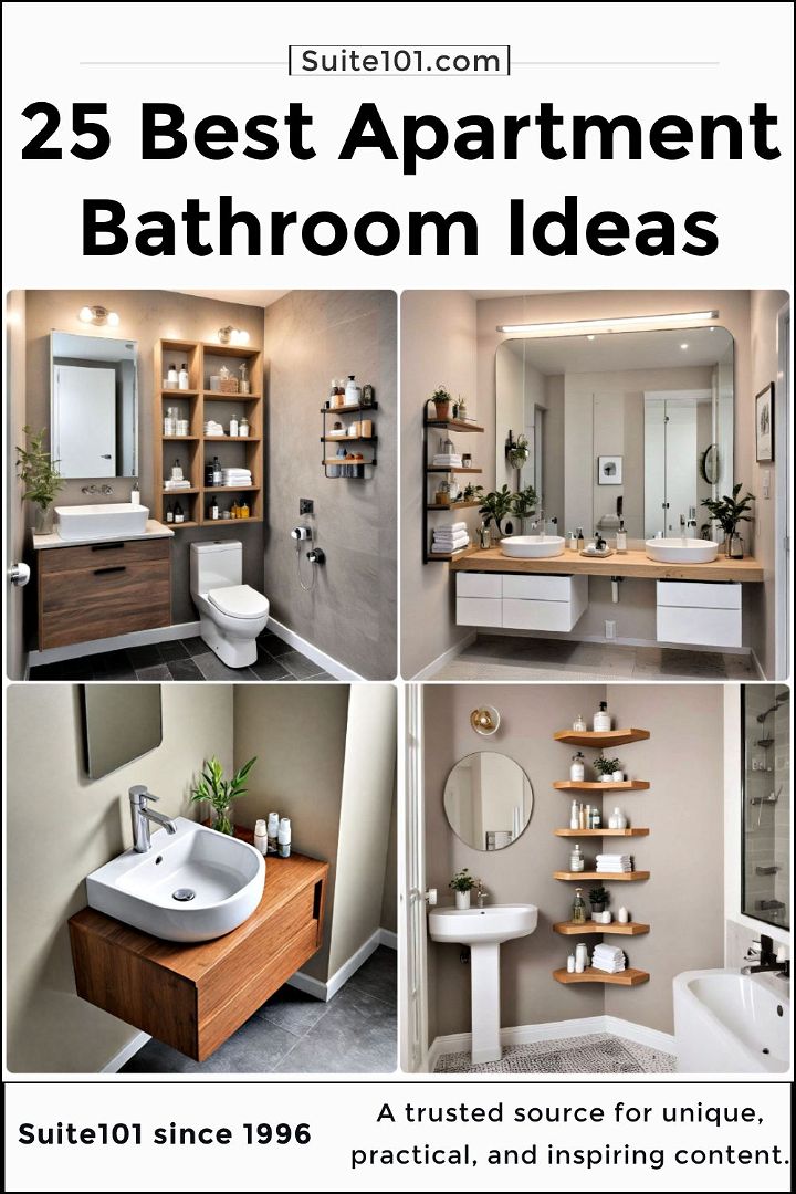 best apartment bathroom ideas
