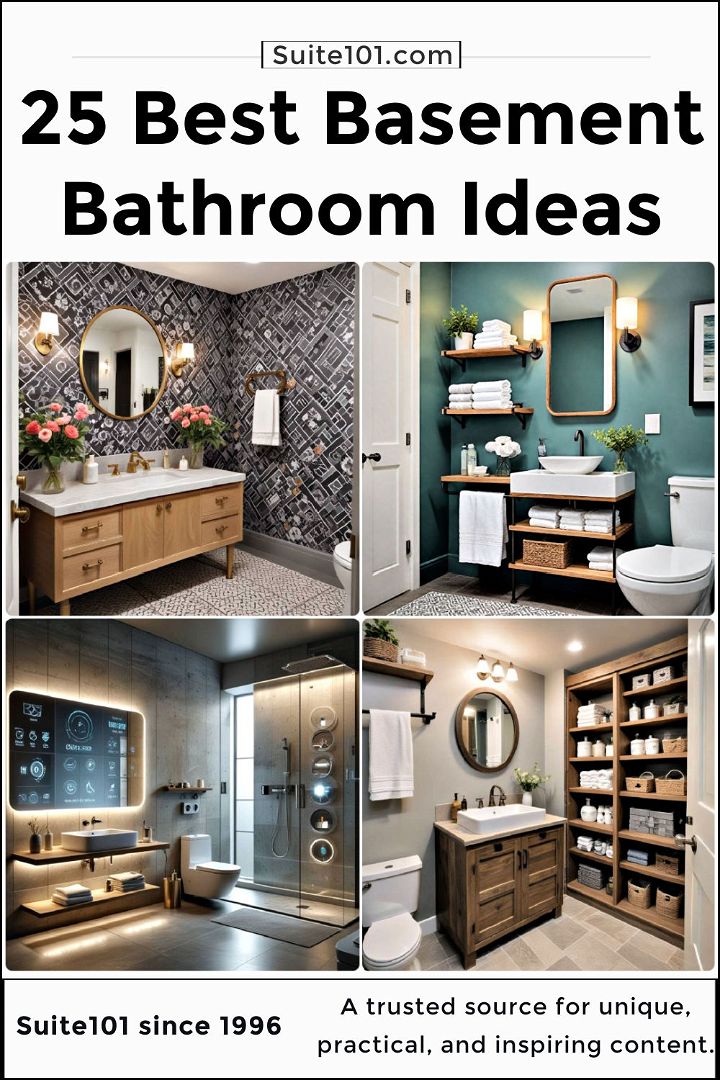 best basement bathroom ideas