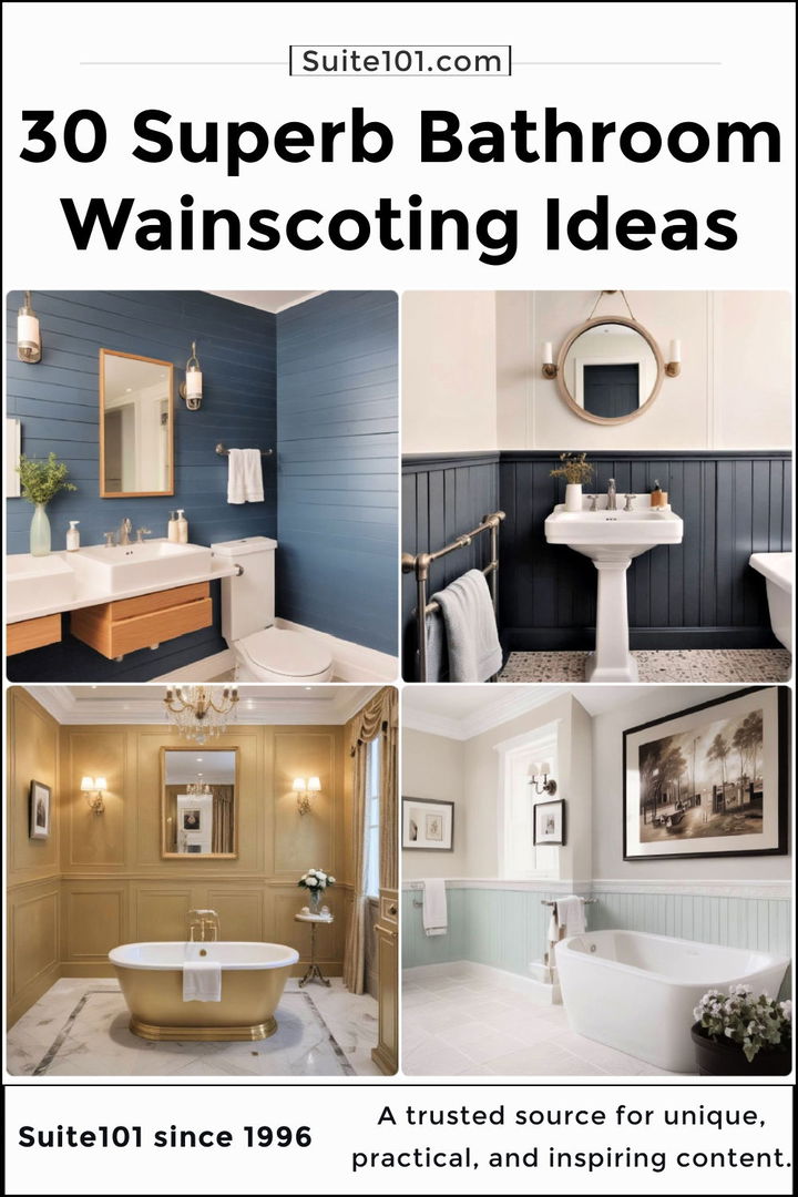 best bathroom wainscoting ideas