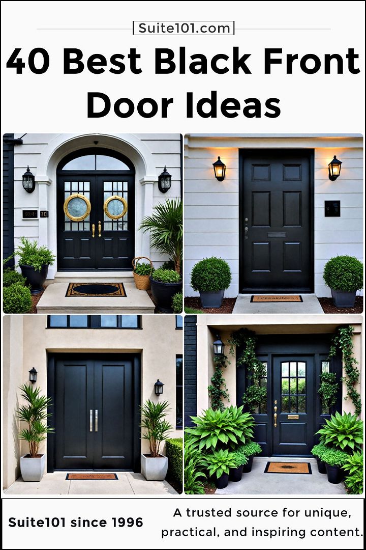 best black front door ideas