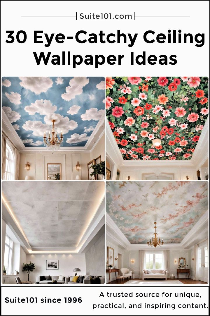 best ceiling wallpaper ideas